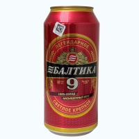 Գարեջուր բաց թունդ Բալթիկա №9  0,9լ