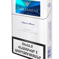 Ծխախոտ Պարլամենտ ակվա բլյու 20 հատ