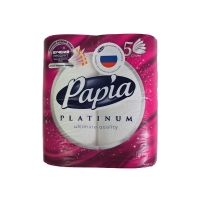 Զուգարանի թուղթ Papia Pure & Soft 5 շերտ 4հատ