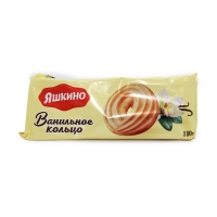 Թխվածքաբլիթ Յաշկինո վանիլային օղակ 180գ 