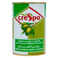 Ձիթապտուղ   Crespo  կանաչ   կորիզով     397գ