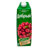 Նեկտար խնձոր-սև արոս-բալ Դոբրիյ 1լ 