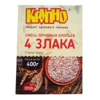 Փաթիլների խառնուրդ 4 հացահատիկ Կրուպնո  400գ