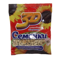 Արևածաղկի սերմեր 3D  բոված  մաքրած  40գ
